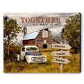 Personalized Family Canvas Together We Have It All Gift for Mom and Dad