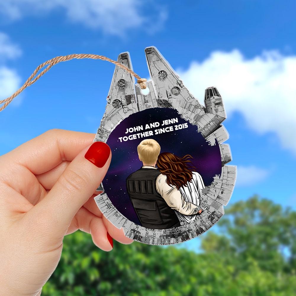 Personalized Acrylic Ornament for Couples | Unique Love Gift