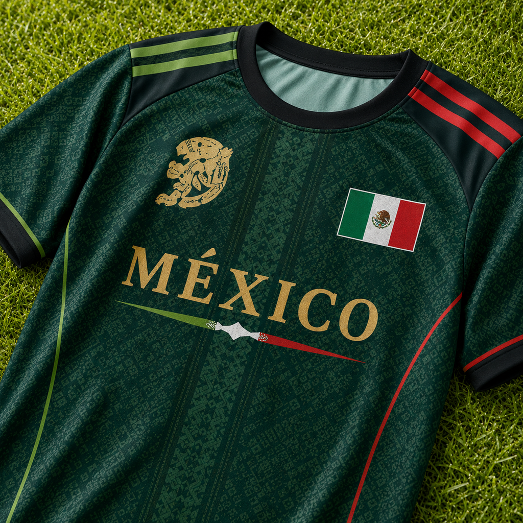Personalized Mexico Soccer Jersey Custom Name Gift for Fans