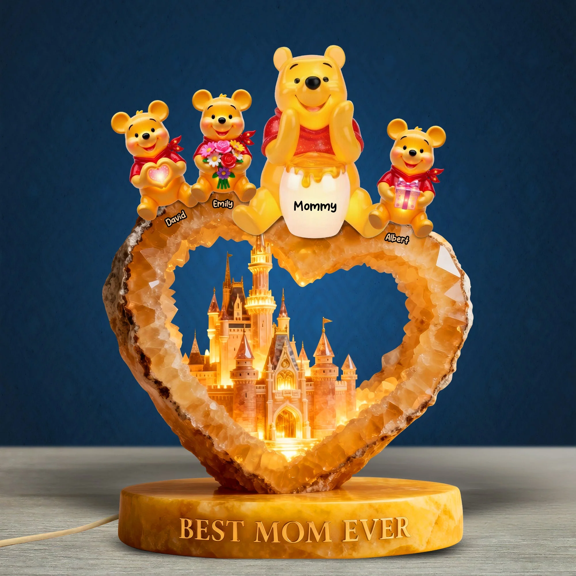 Personalized Acrylic Light Box Best Mom Ever Gift for Mom