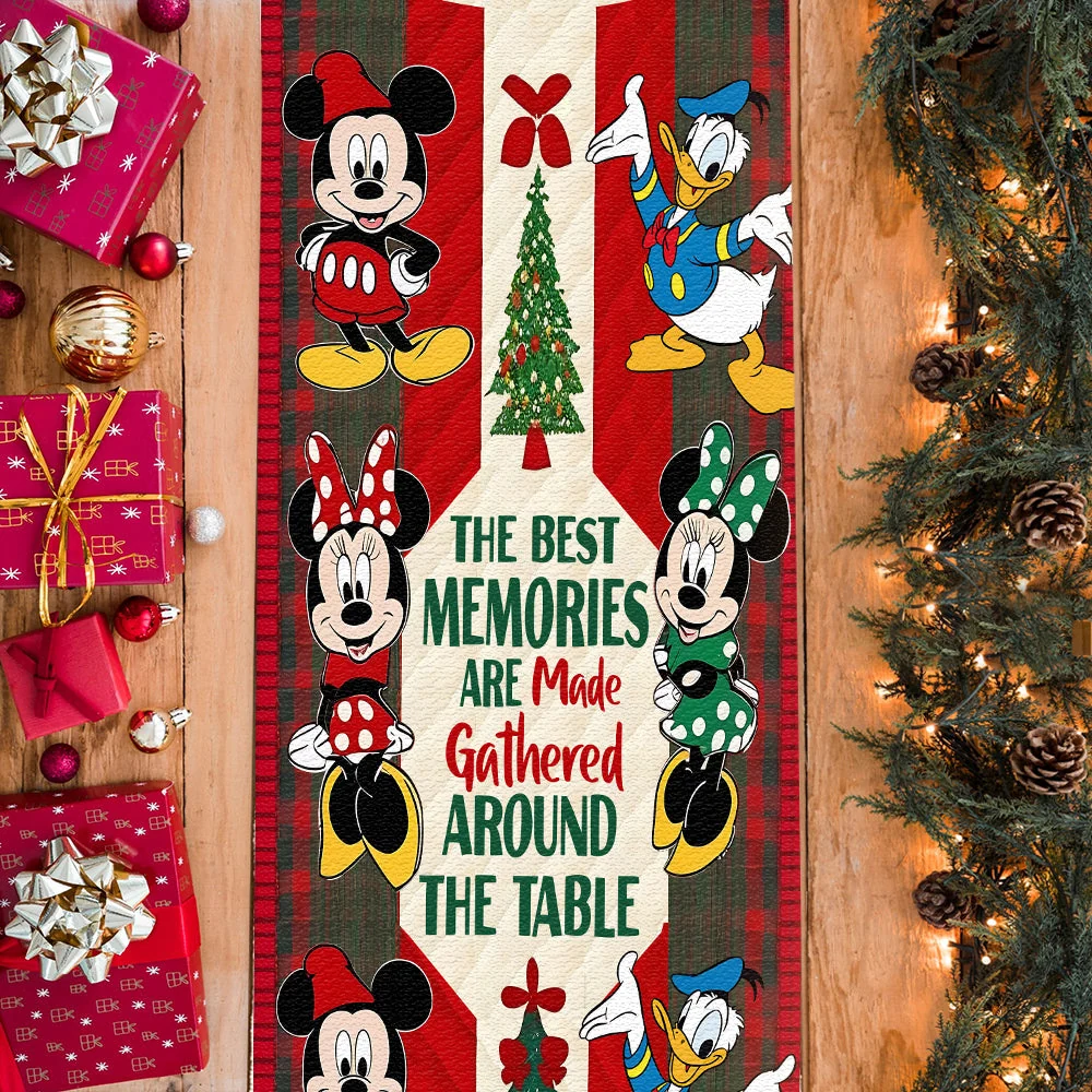 Personalized Christmas Table Runner Custom Name Gift for Family Quilt Table Runner GradoCreations