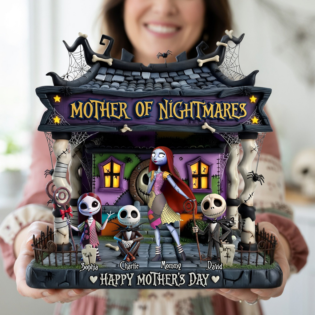 Personalized Spooky Mother Of Nightmares Acrylic Plaque Gift for Mom