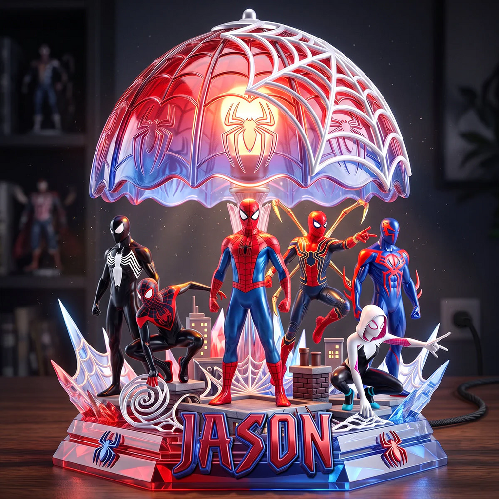 Personalized Superhero Acrylic Light Box Custom Name Gift for Kids Acrylic Light Box GradoCreations
