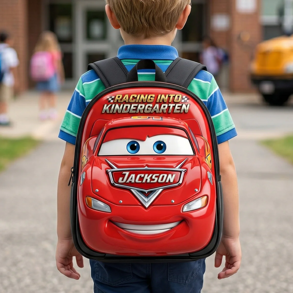 Personalized Cartoon Backpack for Kids - Back to School Gift