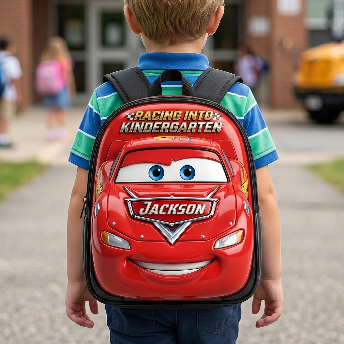 Personalized Cartoon Backpack for Kids - Back to School Gift
