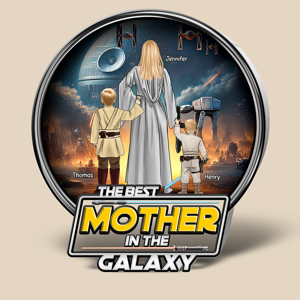 Personalized Acrylic Plaque Best Mother in Galaxy Gift for Mom