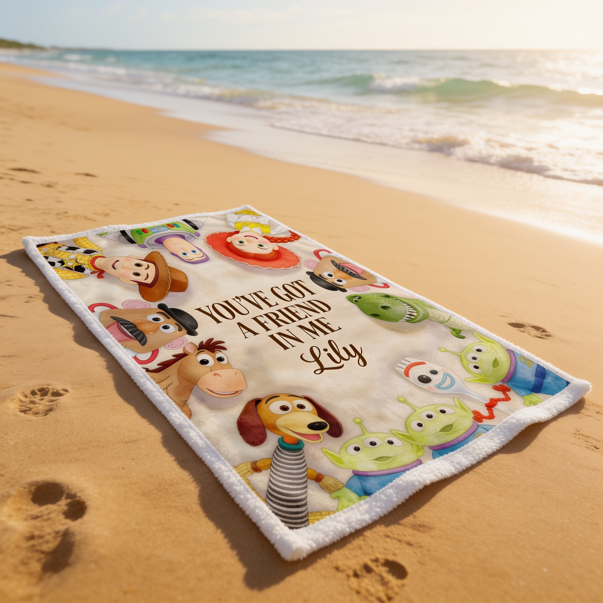 Personalized Beach Towel You've Got A Friend In Me Gift for Kids