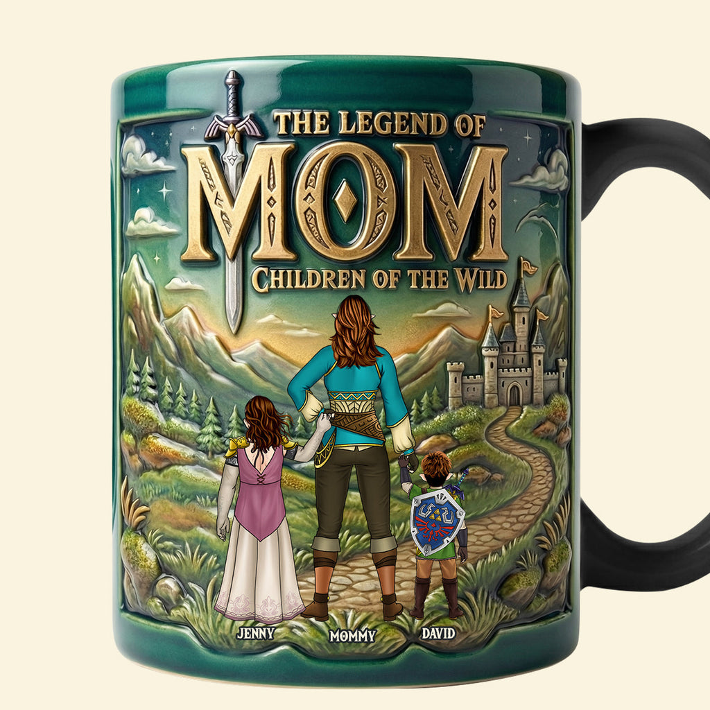 Personalized Accent Mug for Mom Magical Adventure Gift