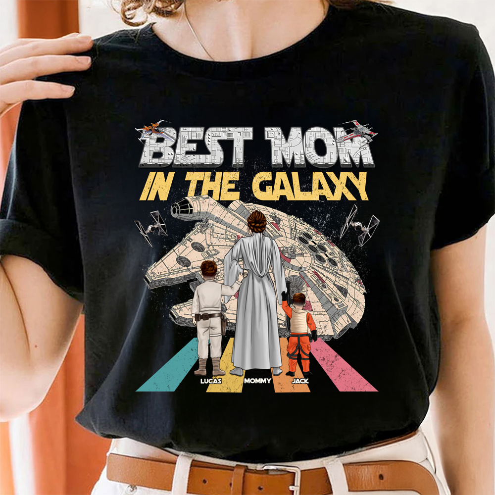 Personalized Best Mom In The Galaxy Shirt Gift for Mother's Day