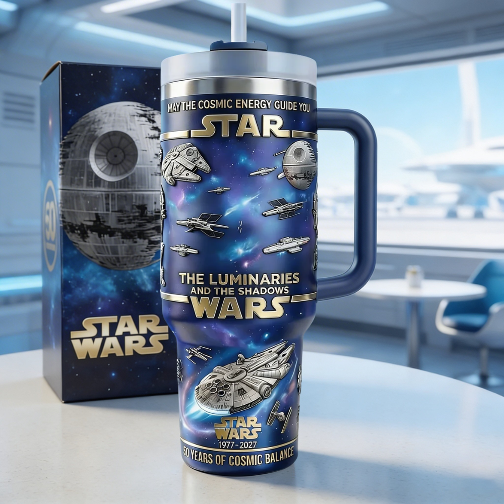 Personalized Cosmic Energy Tumbler Gift for Mom | Star Wars Tumbler GradoCreations