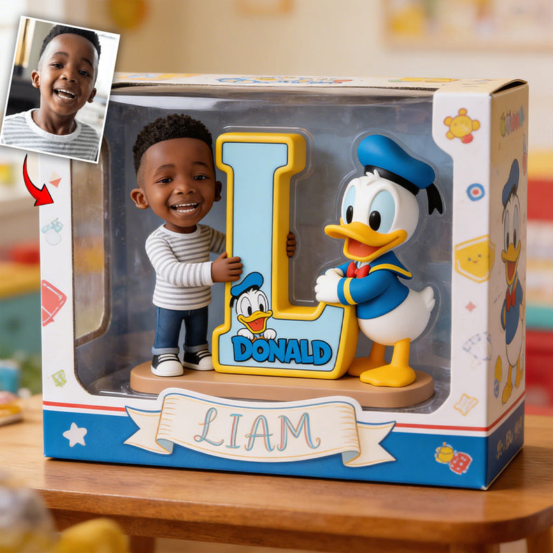 Personalized Acrylic Plaque with Alphabet for Kids - Movie Fans Gift