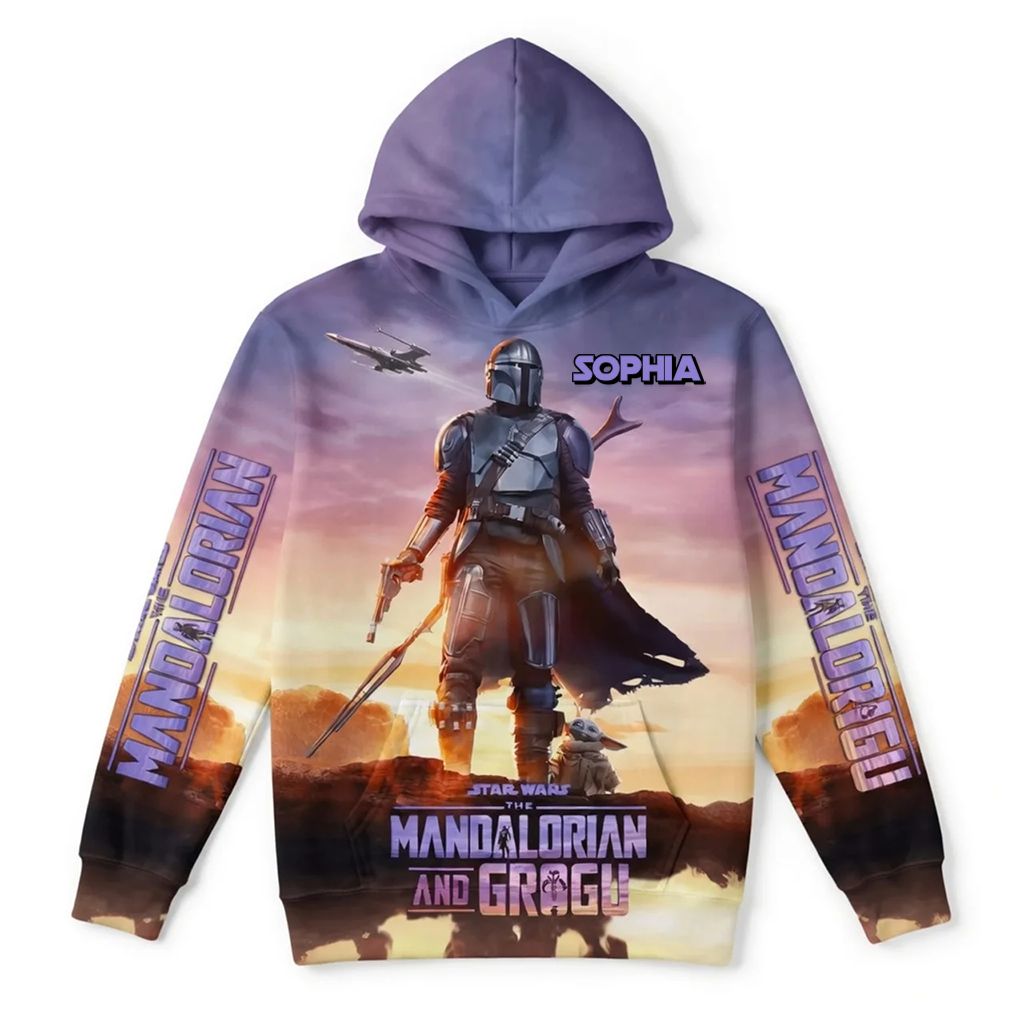 Personalized Star Wars AOP Shirt for Movie Fans - Custom Gift