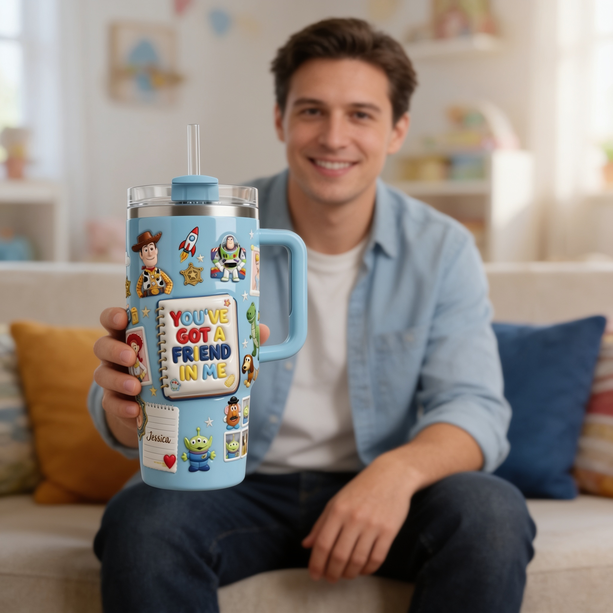 Personalized You’ve Got A Friend In Me Tumbler Gift for Movie Fans