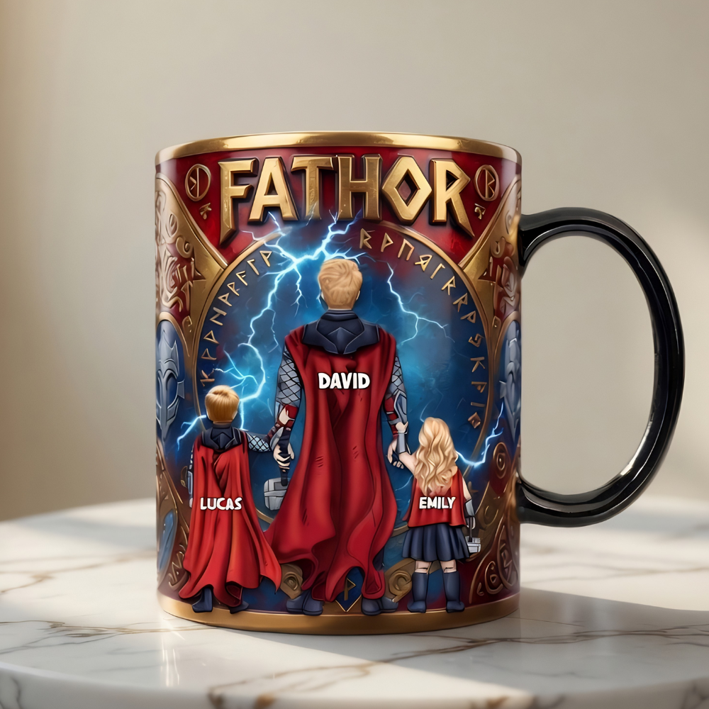 Personalized Indestructible Dad Mug Custom Name Gift for Father