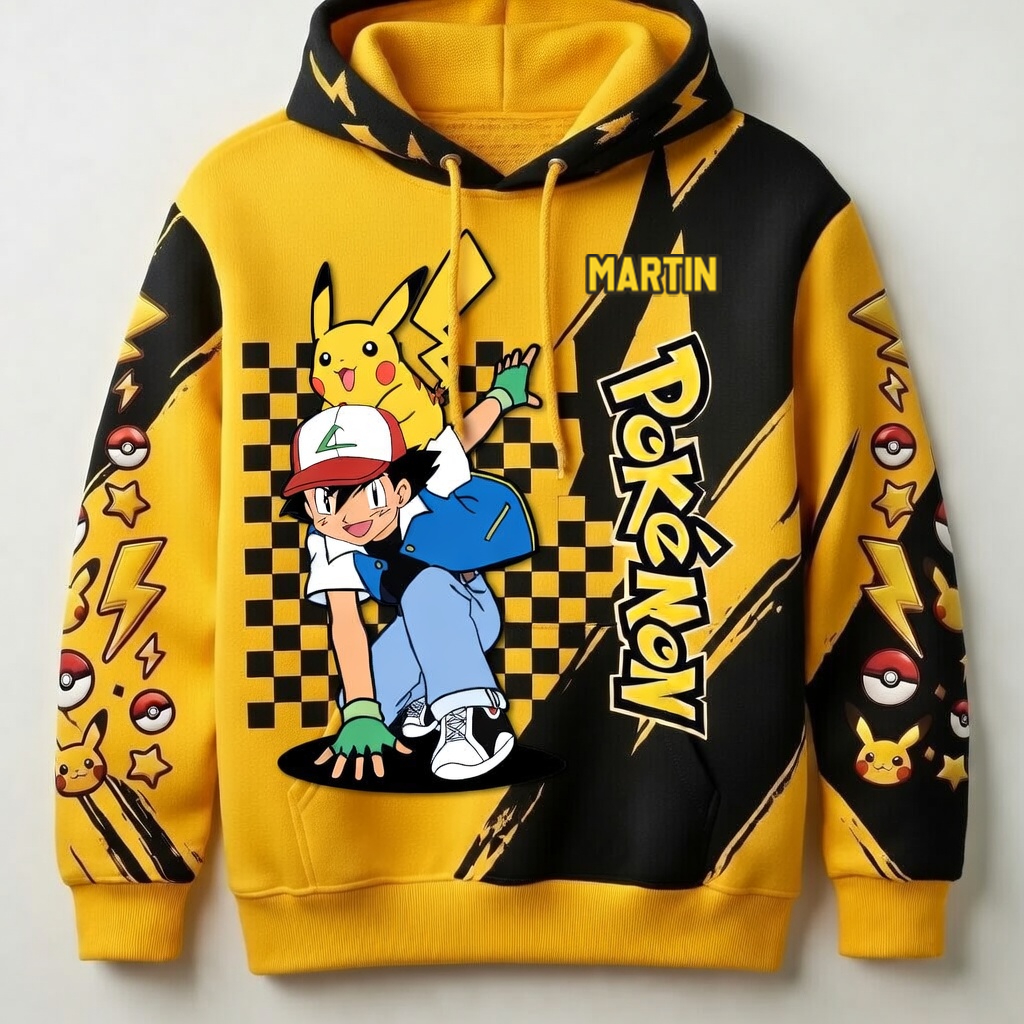Personalized Pokémon All Over Shirt Gift for Movie Fans - 30 Years Celebration
