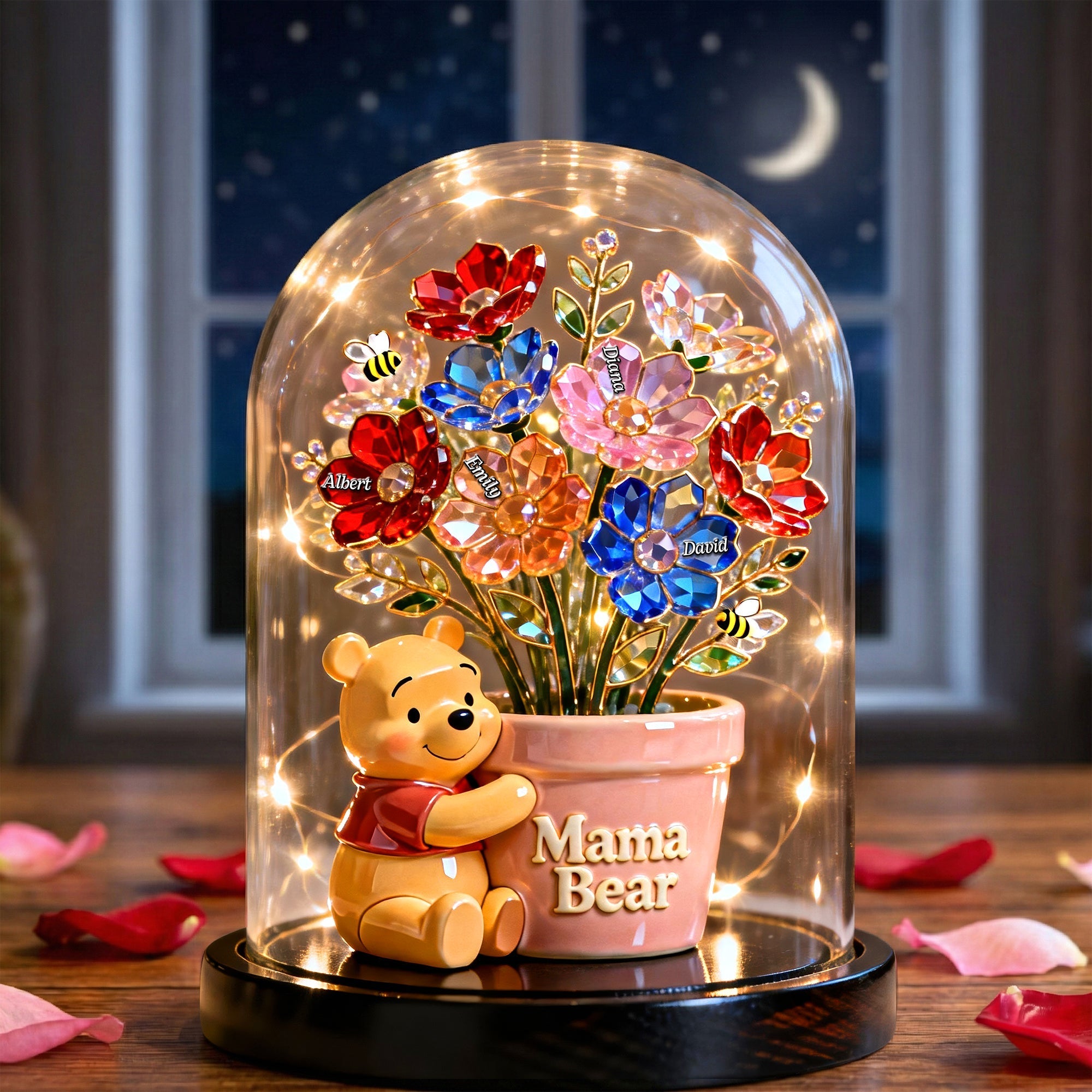 Personalized Acrylic Mama Bear Plaque - Custom Gift for Mom Acrylic Plaque GradoCreations