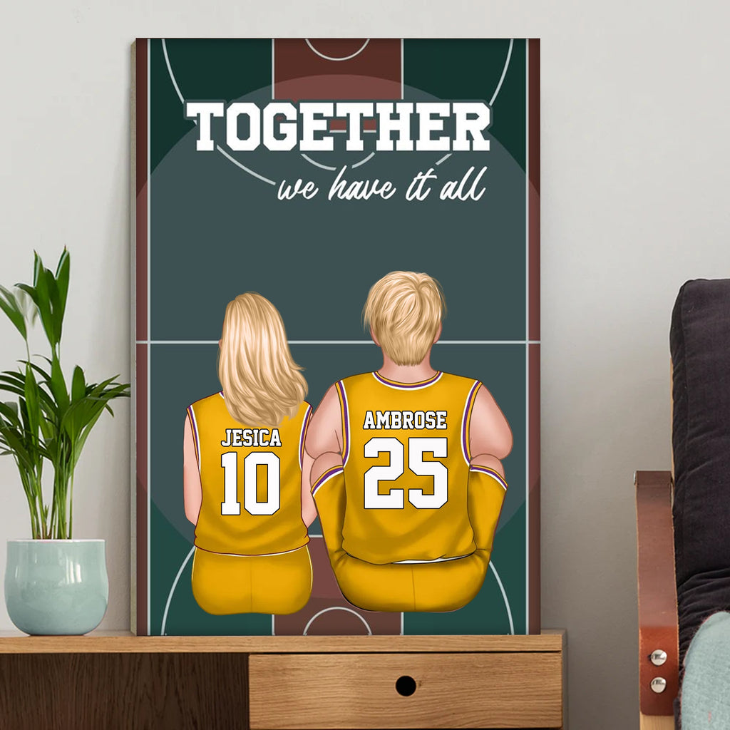 Personalized Canvas Poster Together We Have It All Family Gift