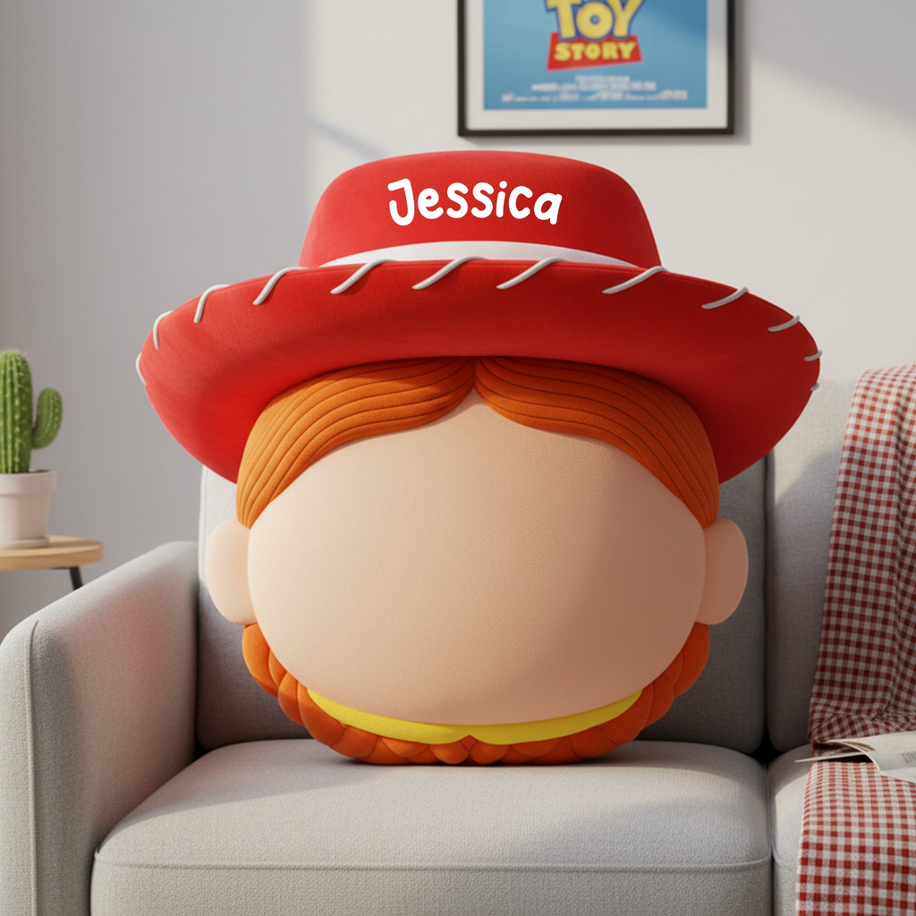 Personalized Movie Character Pillow Custom Shape Gift for Kids