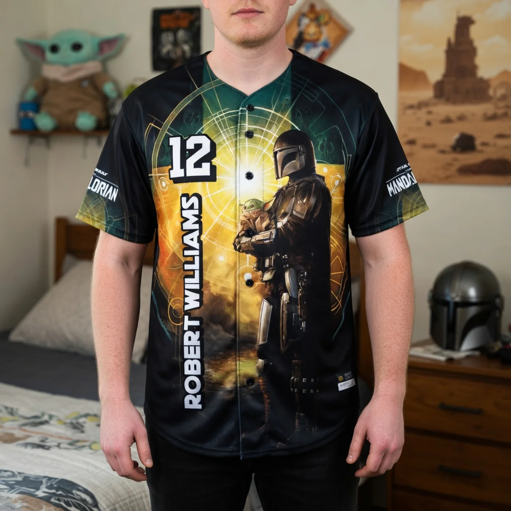 Personalized Star Wars Baseball Jersey Custom Adult Kid Gift for Movie Fans