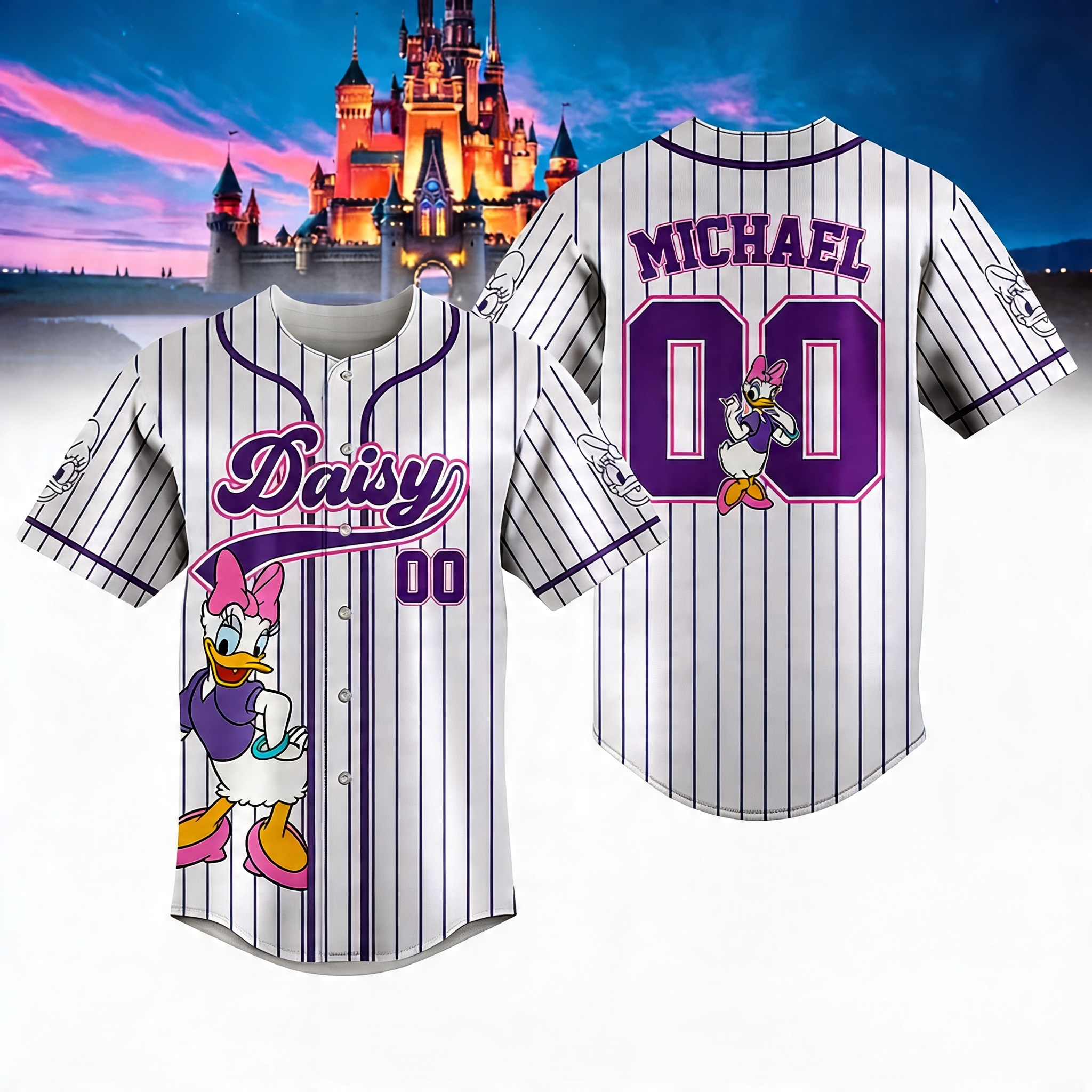 Personalized Mickey Mouse Baseball Jersey Custom Gift for Movie Fans Baseball Jersey GradoCreations
