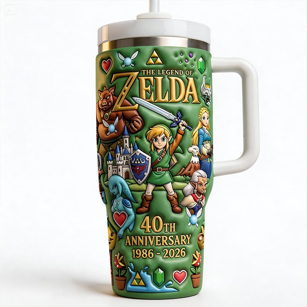 Personalized 40th Anniversary Tumbler Gift for Movie Fans