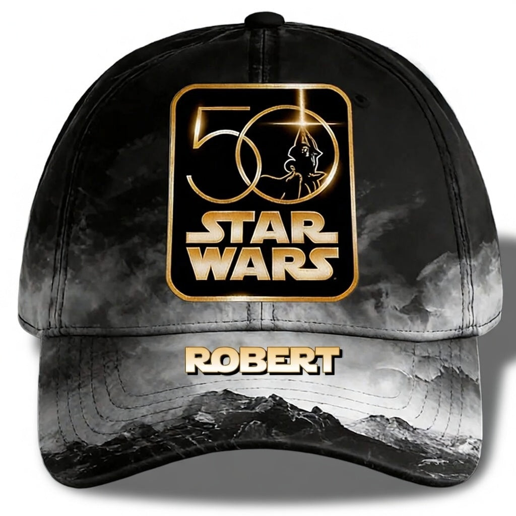 Personalized Star Wars Classic Cap 50th Anniversary Gift for Movie Fans