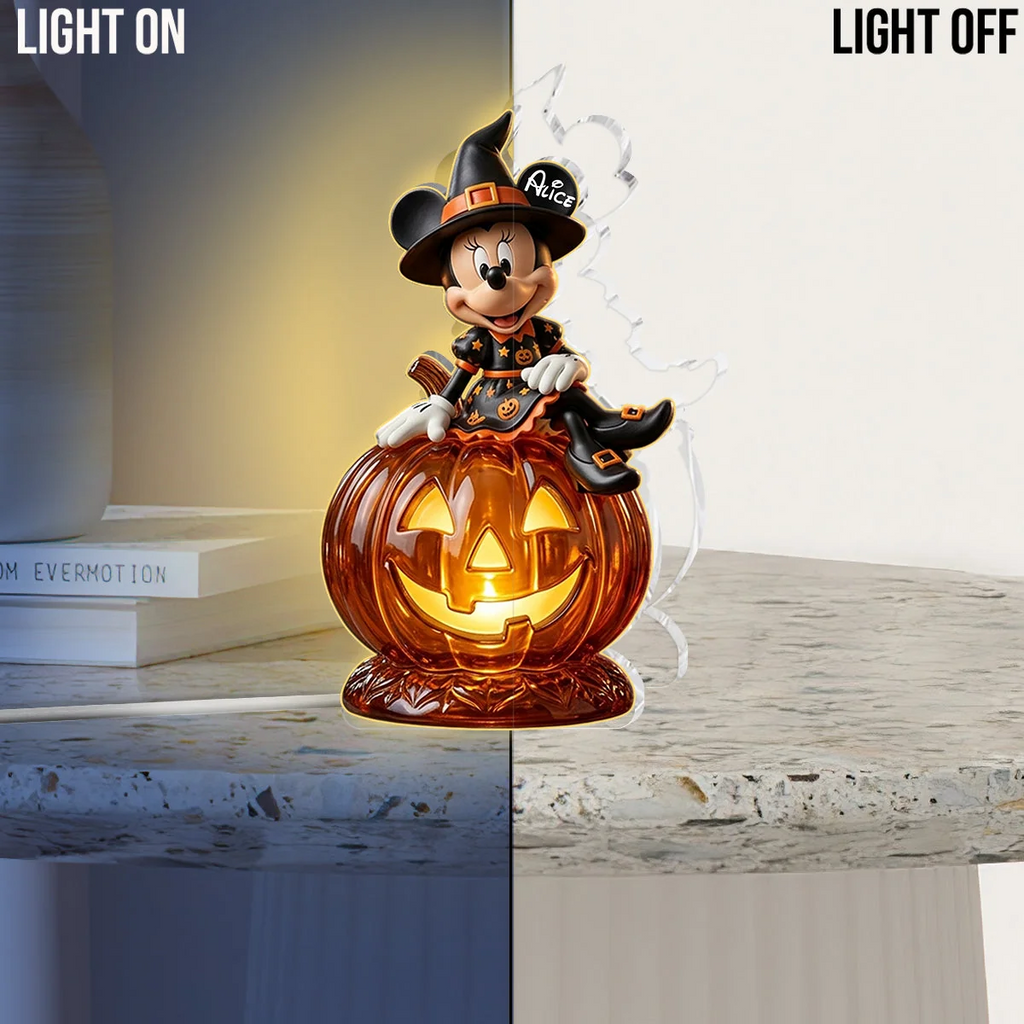 Personalized Halloween Acrylic Light Box for Home Decor Acrylic Light Box GradoCreations