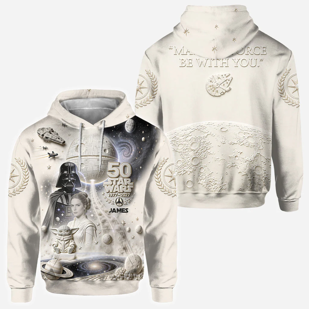 Personalized Star Wars All Over Shirt Custom Name Gift for Movie Fans AOP Shirt GradoCreations