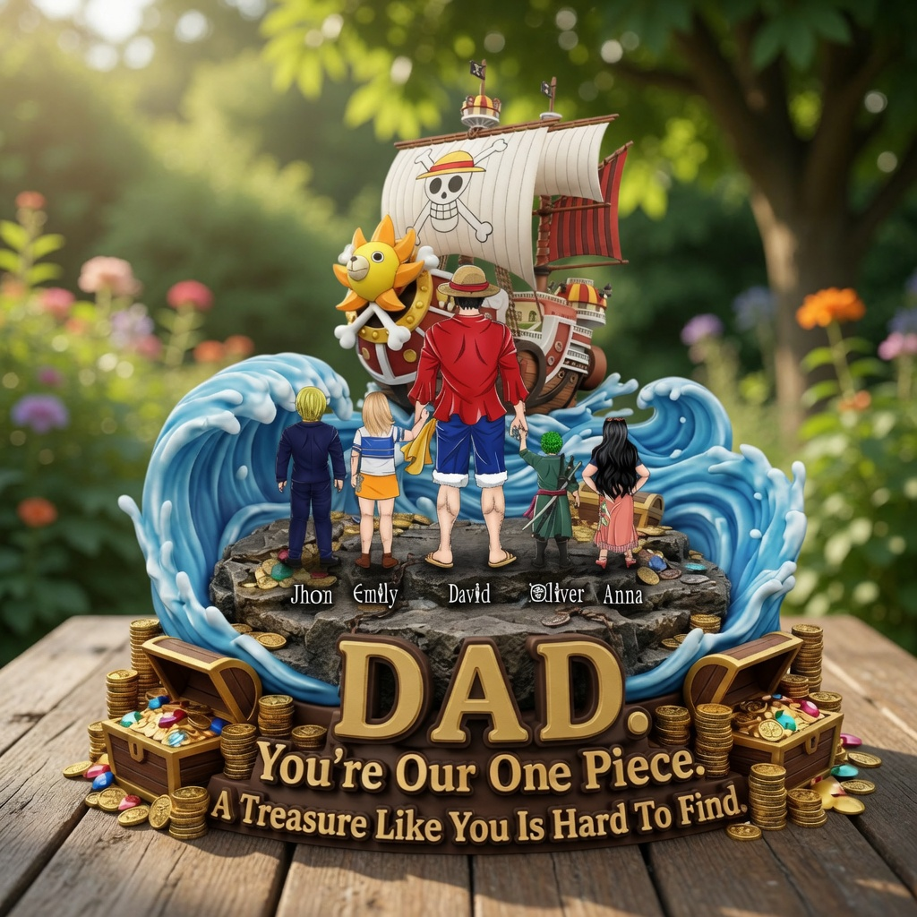 Personalized Acrylic Plaque Gift for Dad - Unique Home Decor