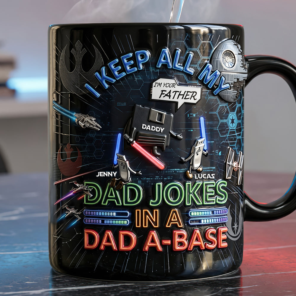 Personalized Color Changing Mug Dad Jokes Gift for Dad