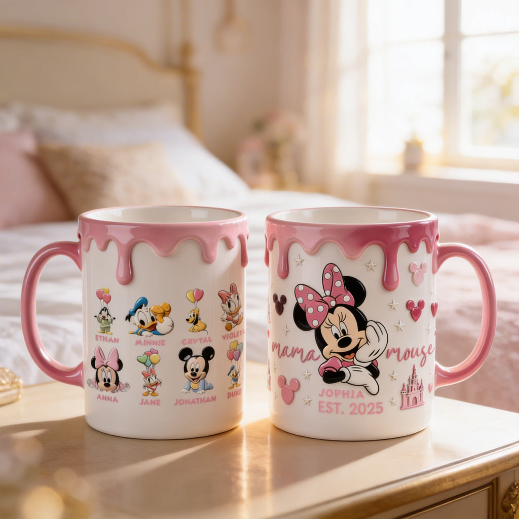 Personalized Magic Mouse Mom Mug Gift for Movie Lovers
