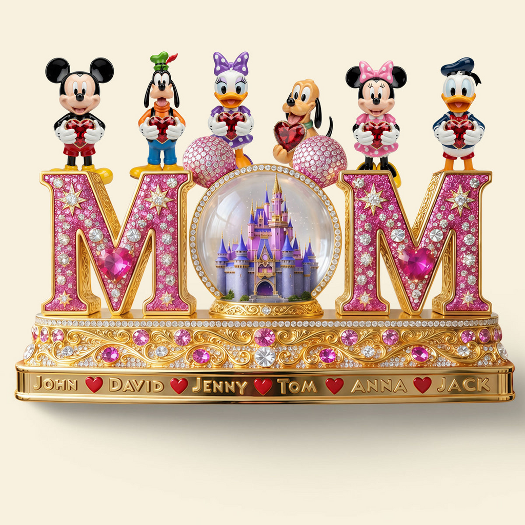 Personalized Acrylic Plaque Best Mom in Castle Gift for Mom