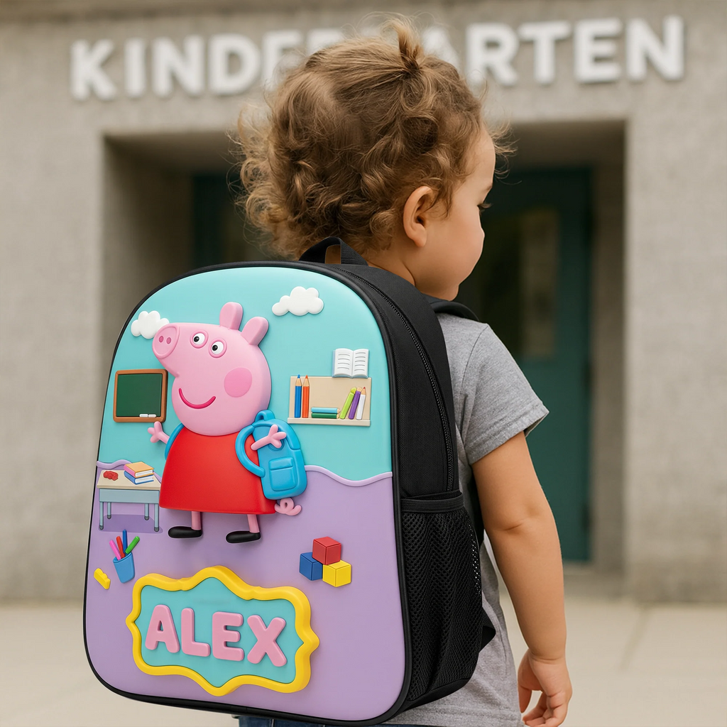 Personalized Peppa Pig Backpack Set with Lunch Bag & More for Girls