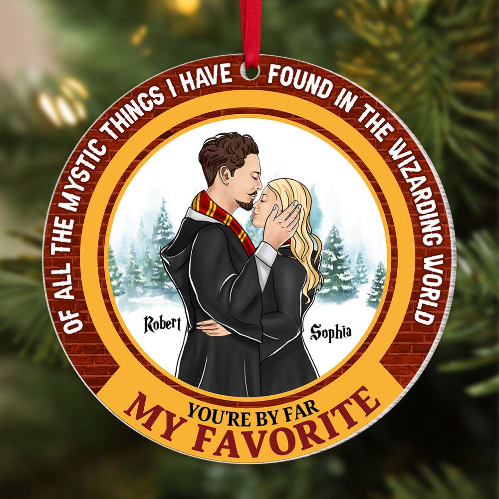 Personalized Acrylic Ornament for Couple Unique Gift Idea