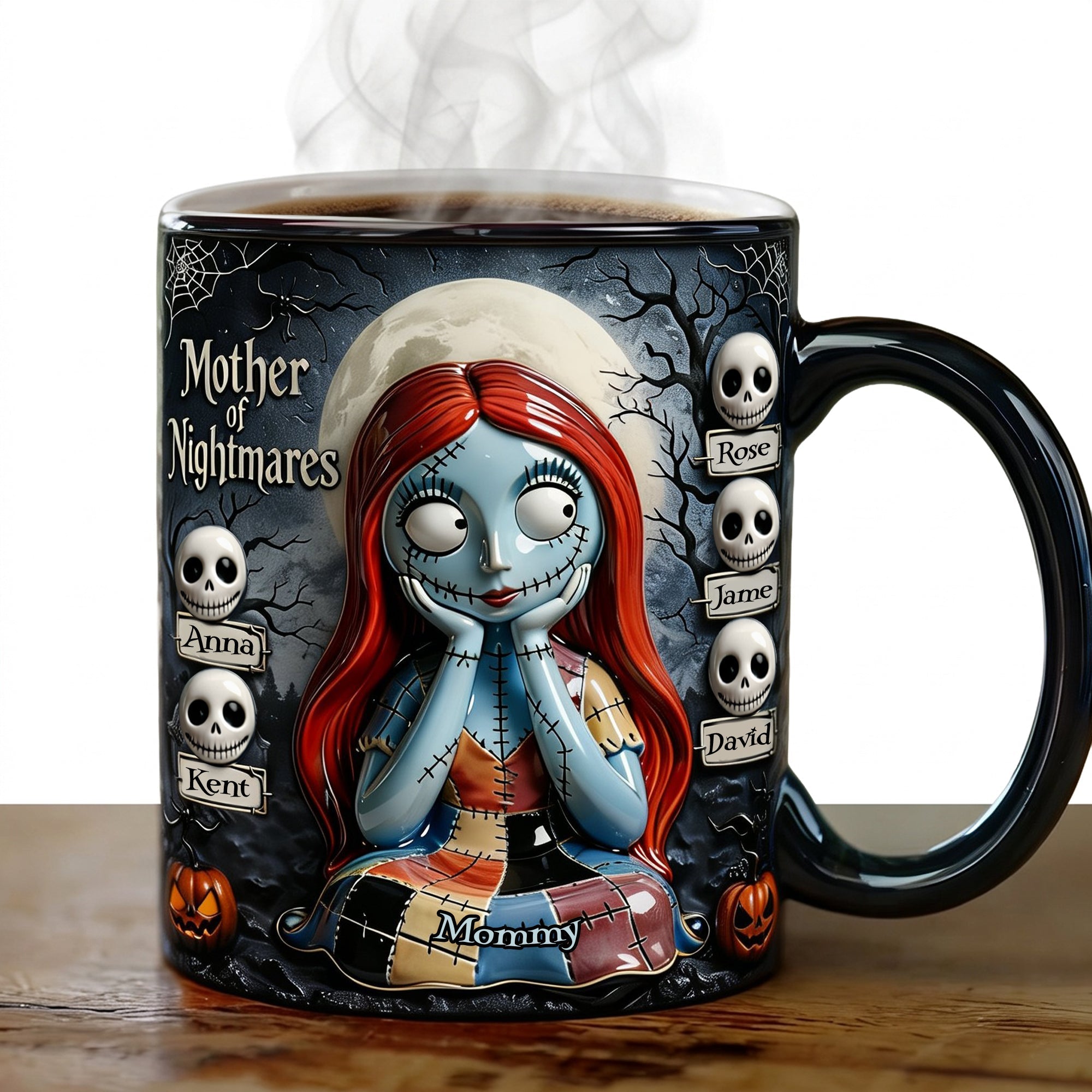 Personalized Spooky Mother Of Nightmares Ceramic Mug Gift for Mom