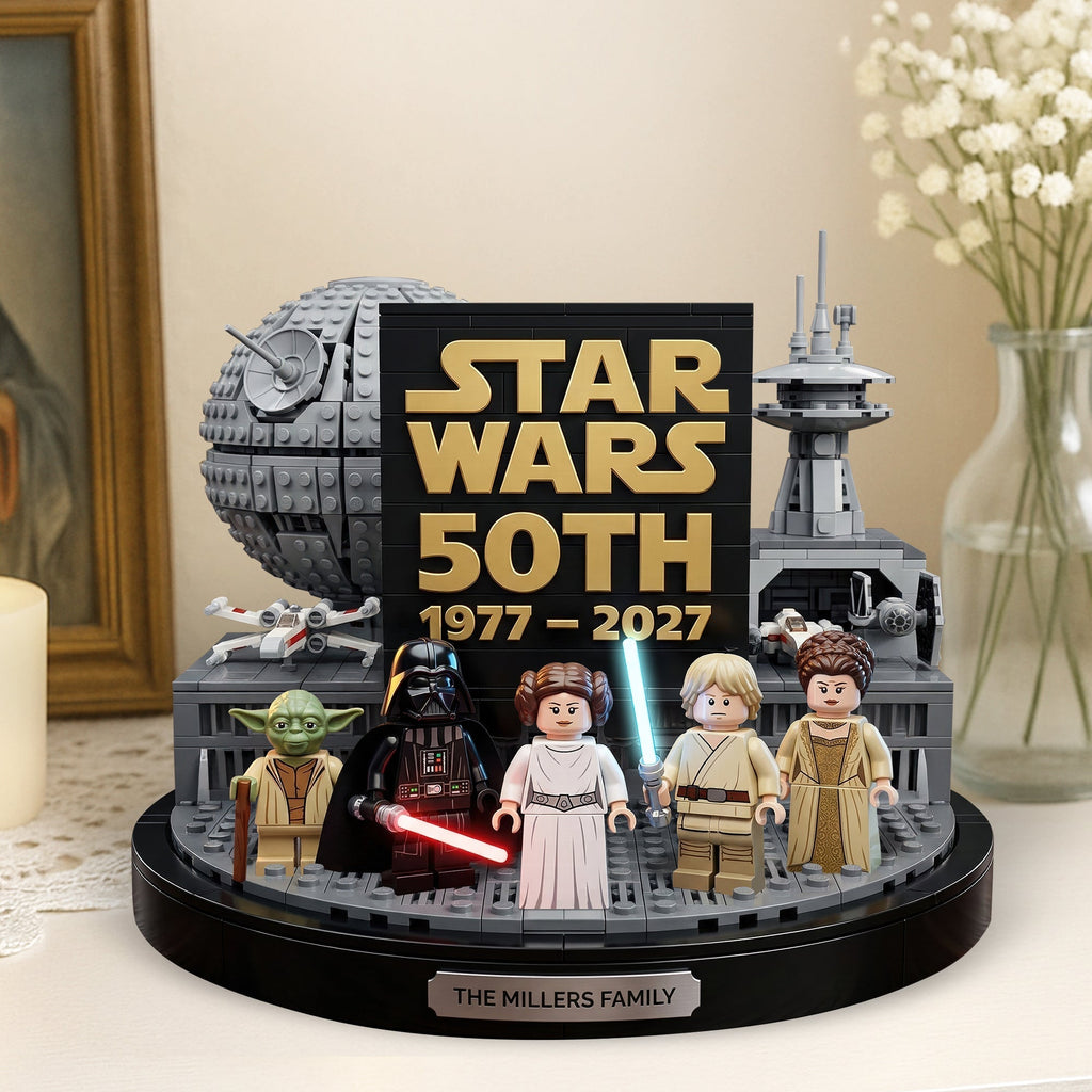 Personalized 50th Anniversary Acrylic Plaque Gift for Movie Fans