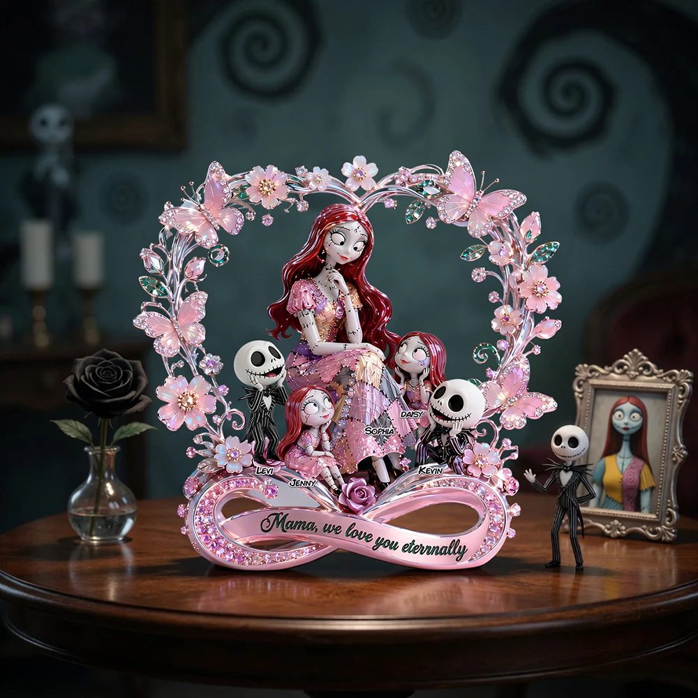 Personalized Spooky Mama Acrylic Plaque Gift for Mom