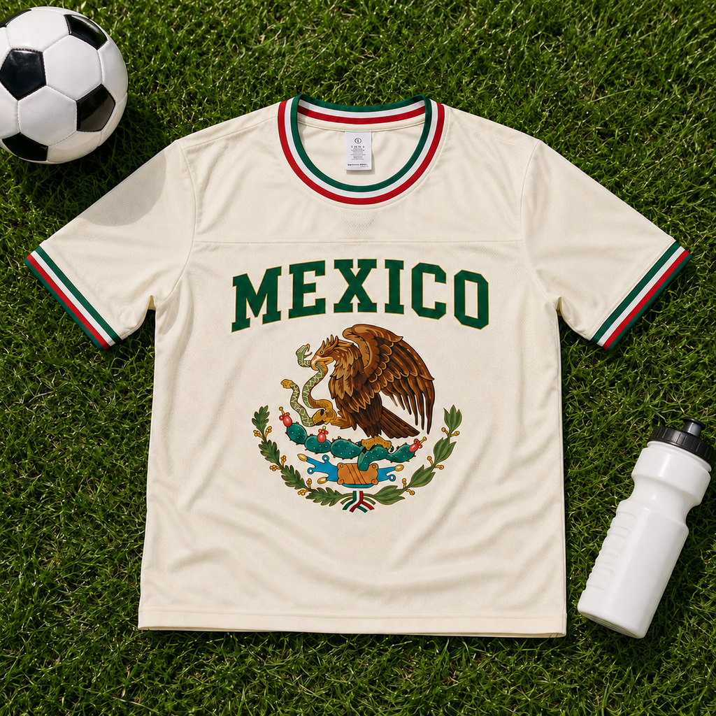 Personalized Mexico Soccer Jersey Custom Name Gift for Sports Fans