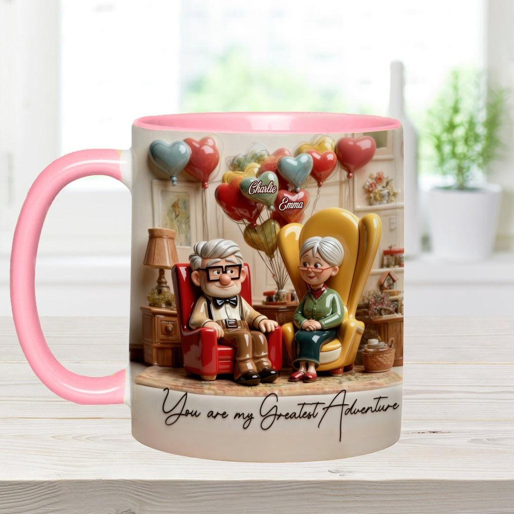 Personalized Couple Mug You Are My Greatest Adventure Gift