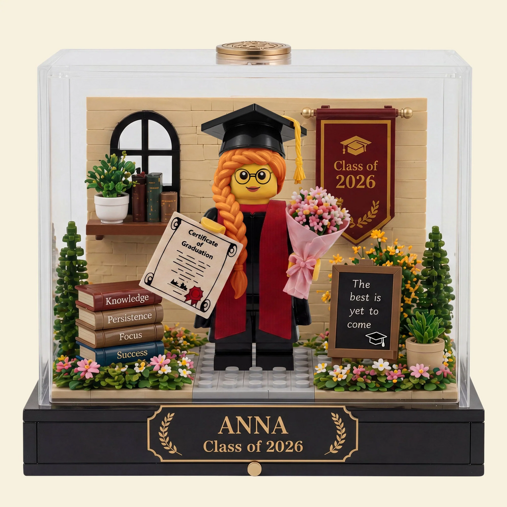 Personalized Acrylic Graduation Plaque Class of 2026 Gift
