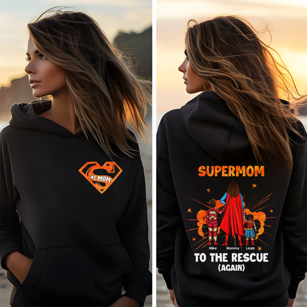 Personalized SuperMom Shirt for Mom - Unique Gift Idea