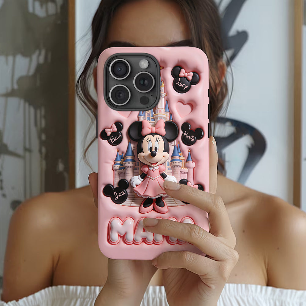 Personalized Minnie Mouse Phone Case Gift for Mom | Mother's Day Phone Case GradoCreations