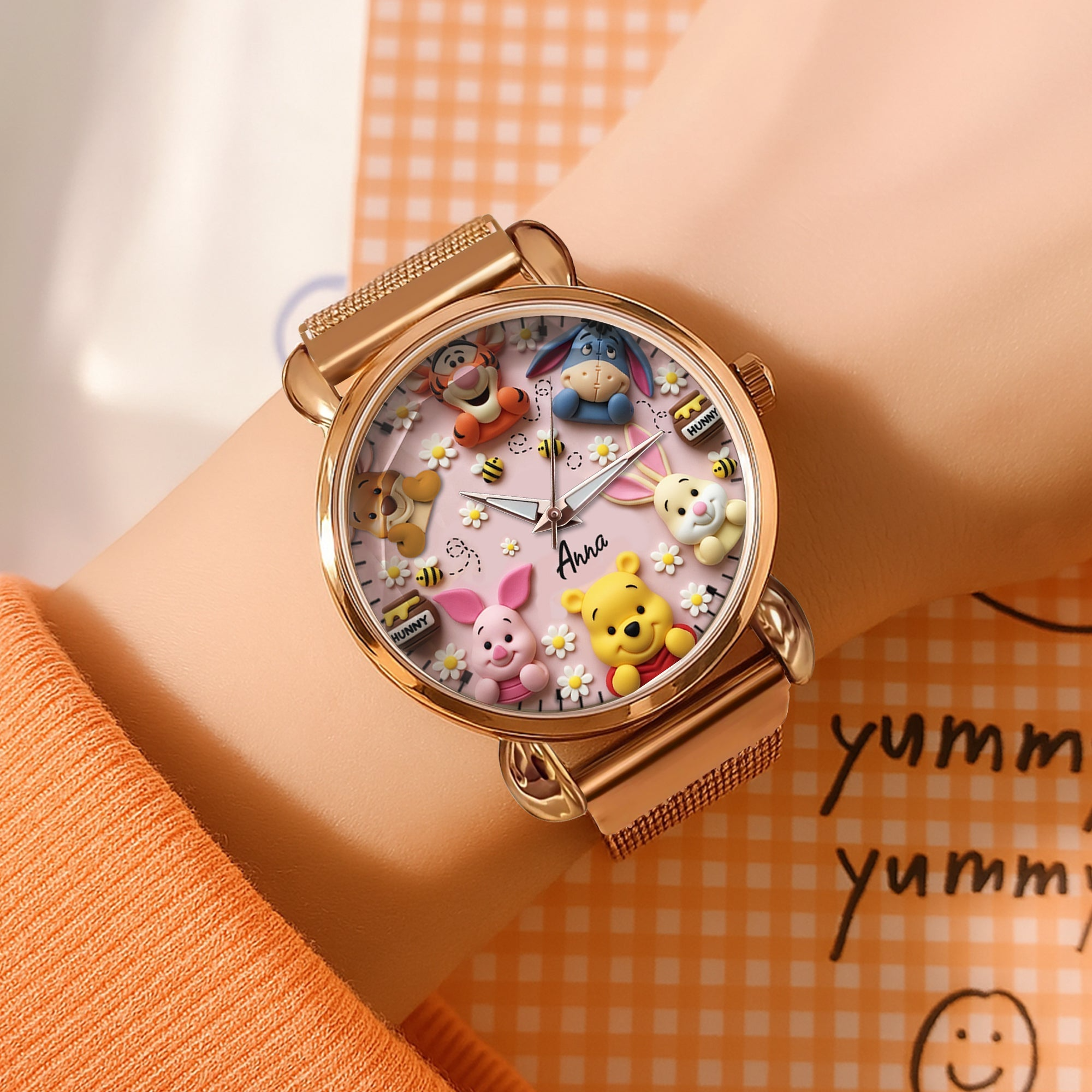 Personalized Women's Hand Watch Cute Design Gift for Her