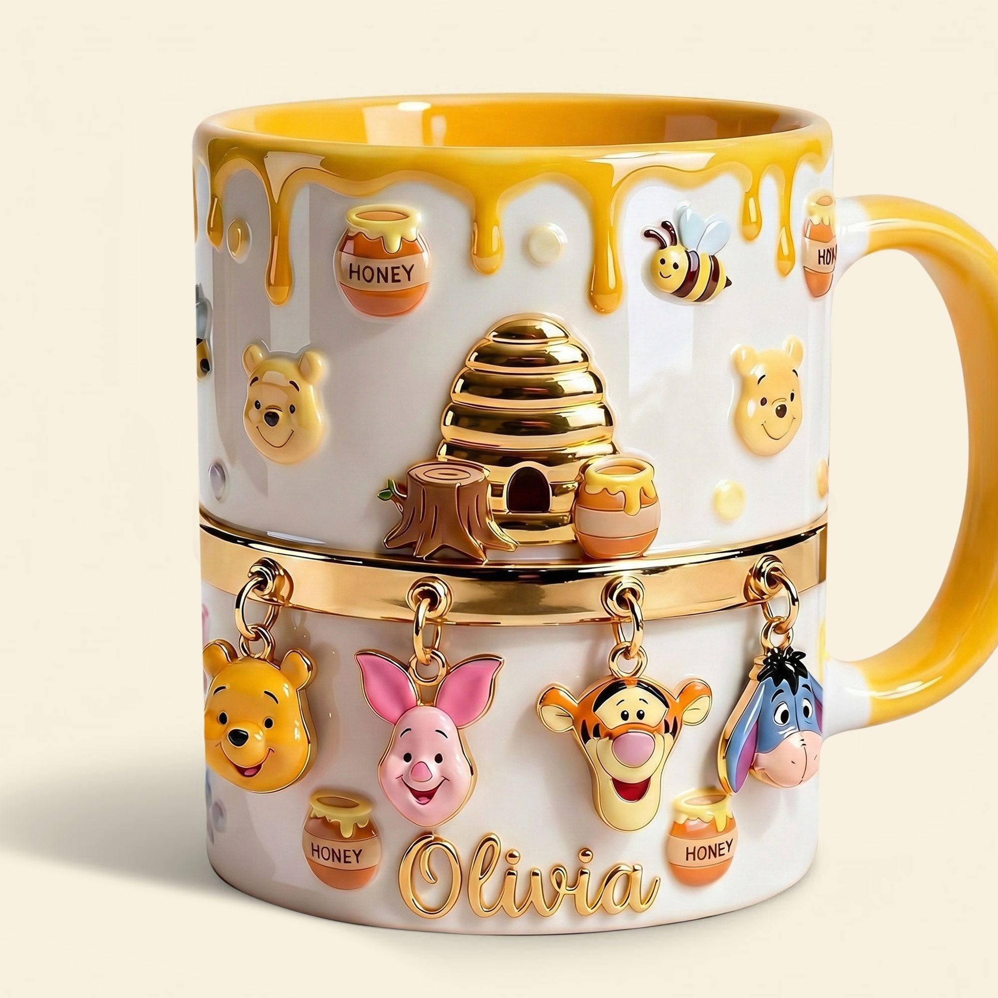 Personalized Honey Bear Accent Mug Gift for Movie Fans