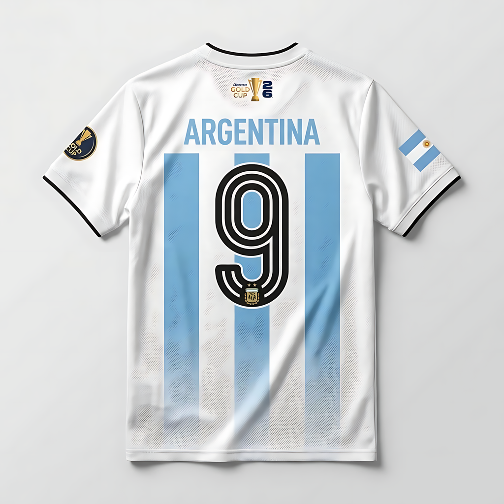 Personalized Argentina Soccer Jersey Custom Name & Number Gift for Football Fans