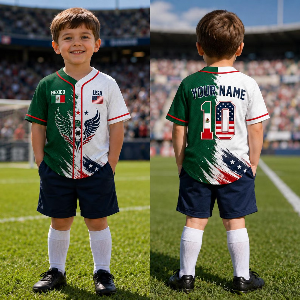 Personalized Baseball Jersey Custom Name for World Cup Soccer Fans