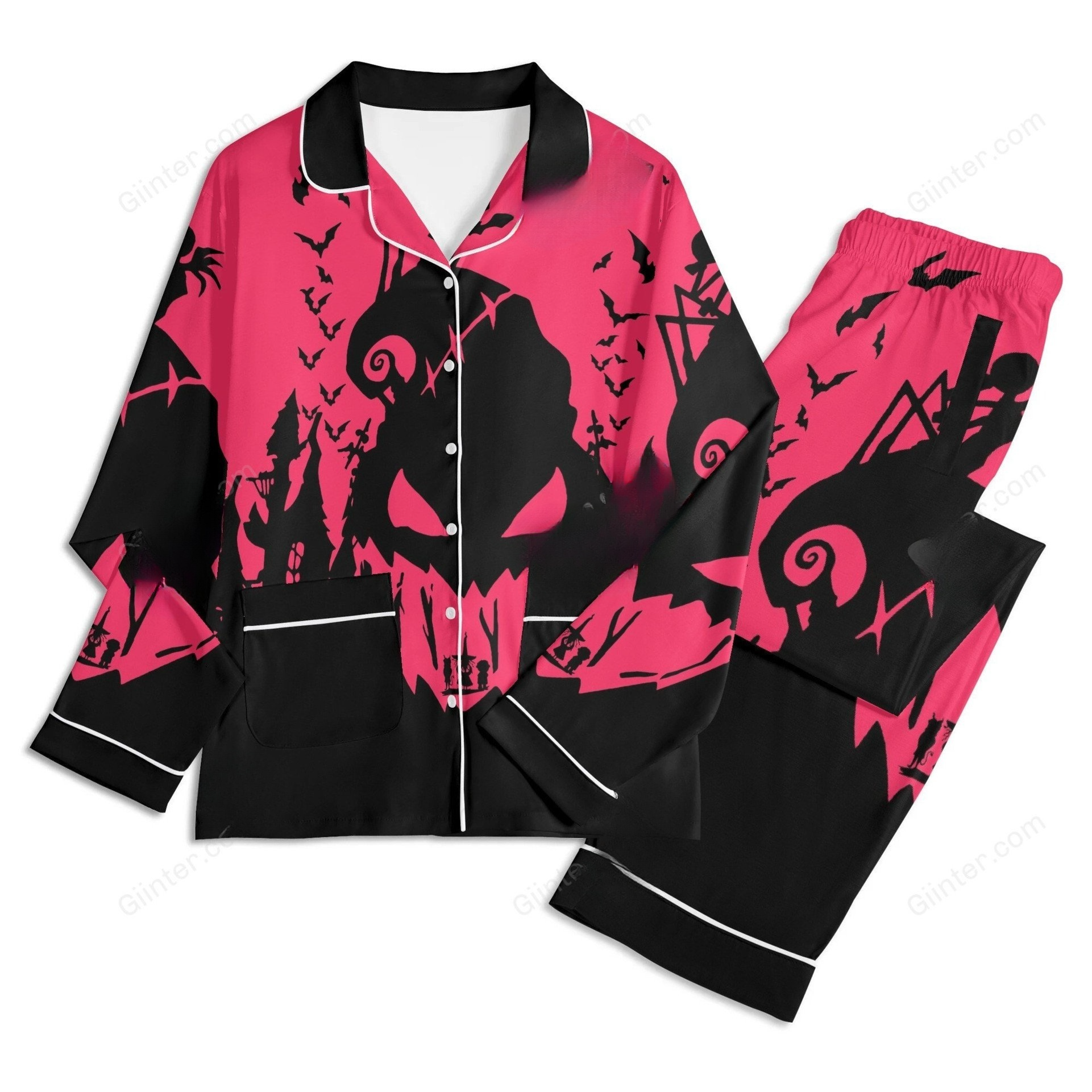 Personalized Spooky Pajamas Custom Name Halloween Christmas Gift