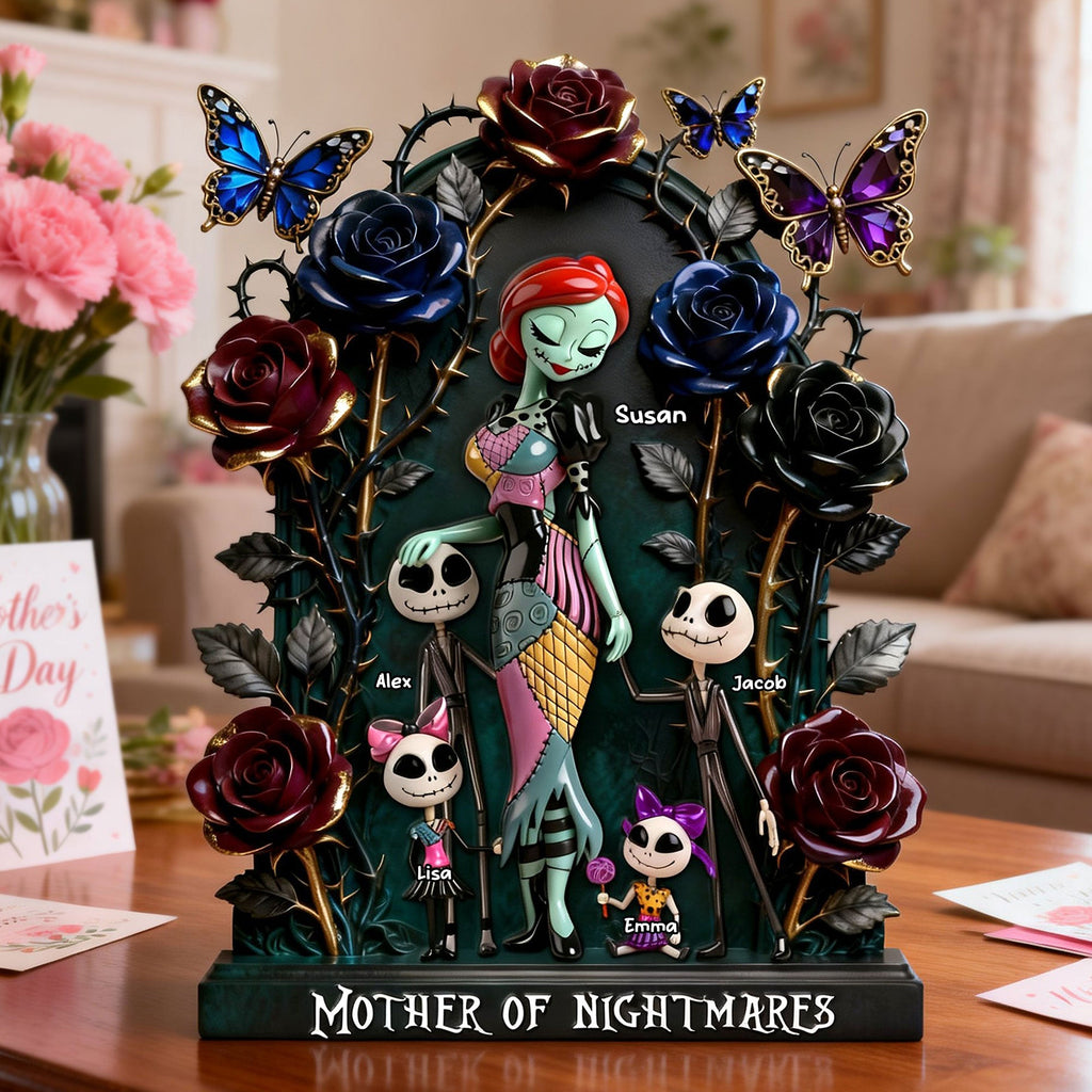 Personalized Acrylic Plaque Gift for Mom Halloween Decor Acrylic Plaque GradoCreations