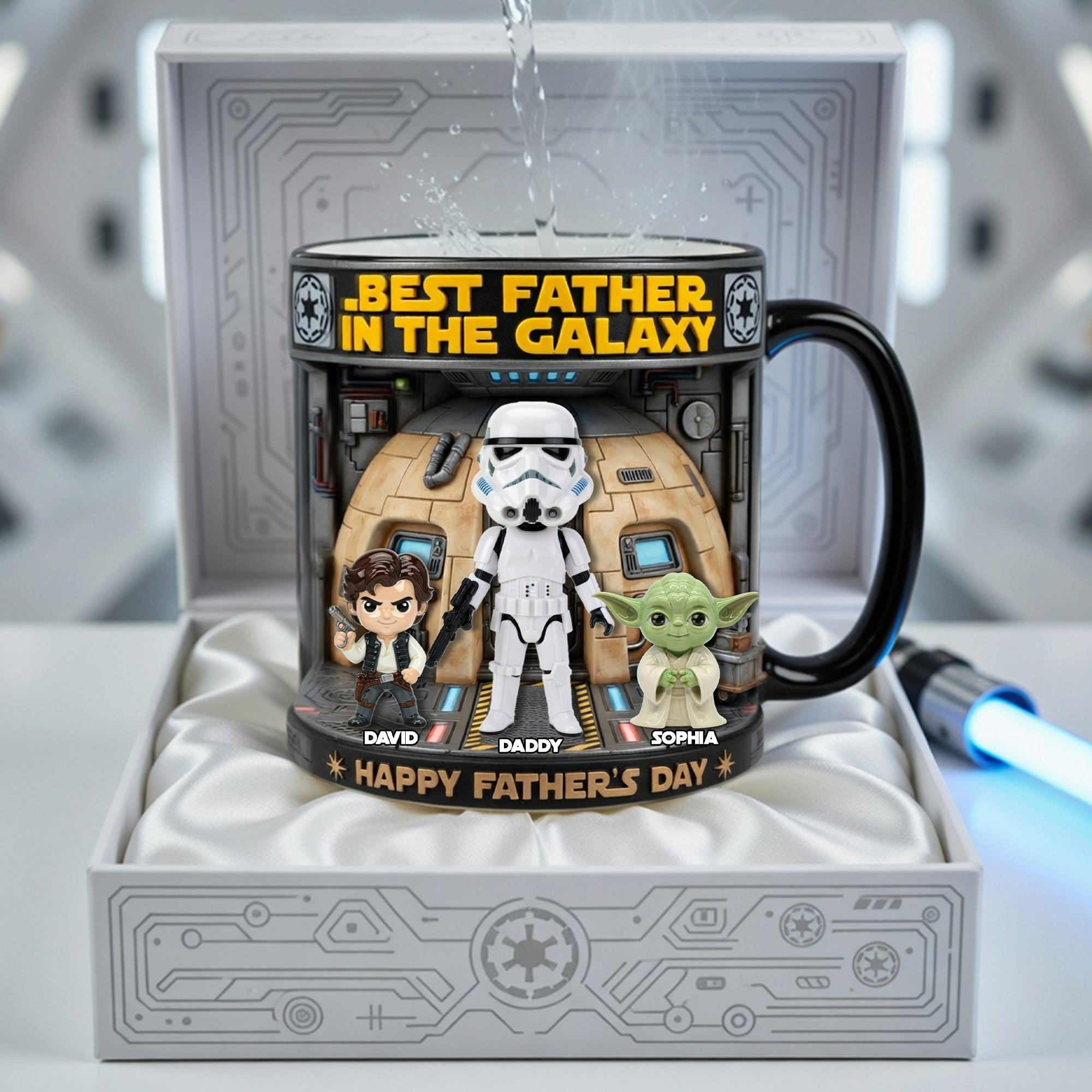 Personalized Color Changing Mug Best Father Gift for Dad Movie Fans Color Changing Mug GradoCreations