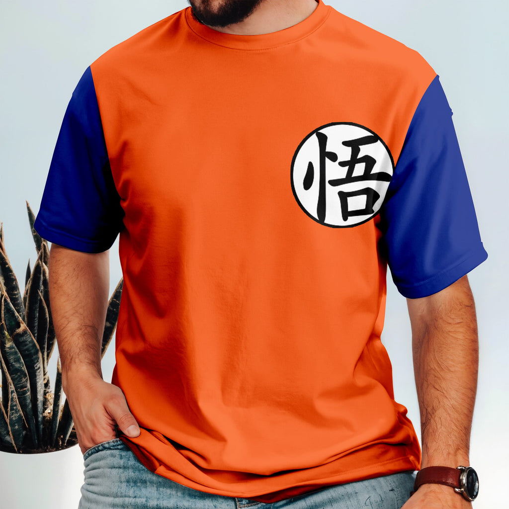 Personalized Super Saiyan 3D T-Shirt Gift for Dad or Grandpa